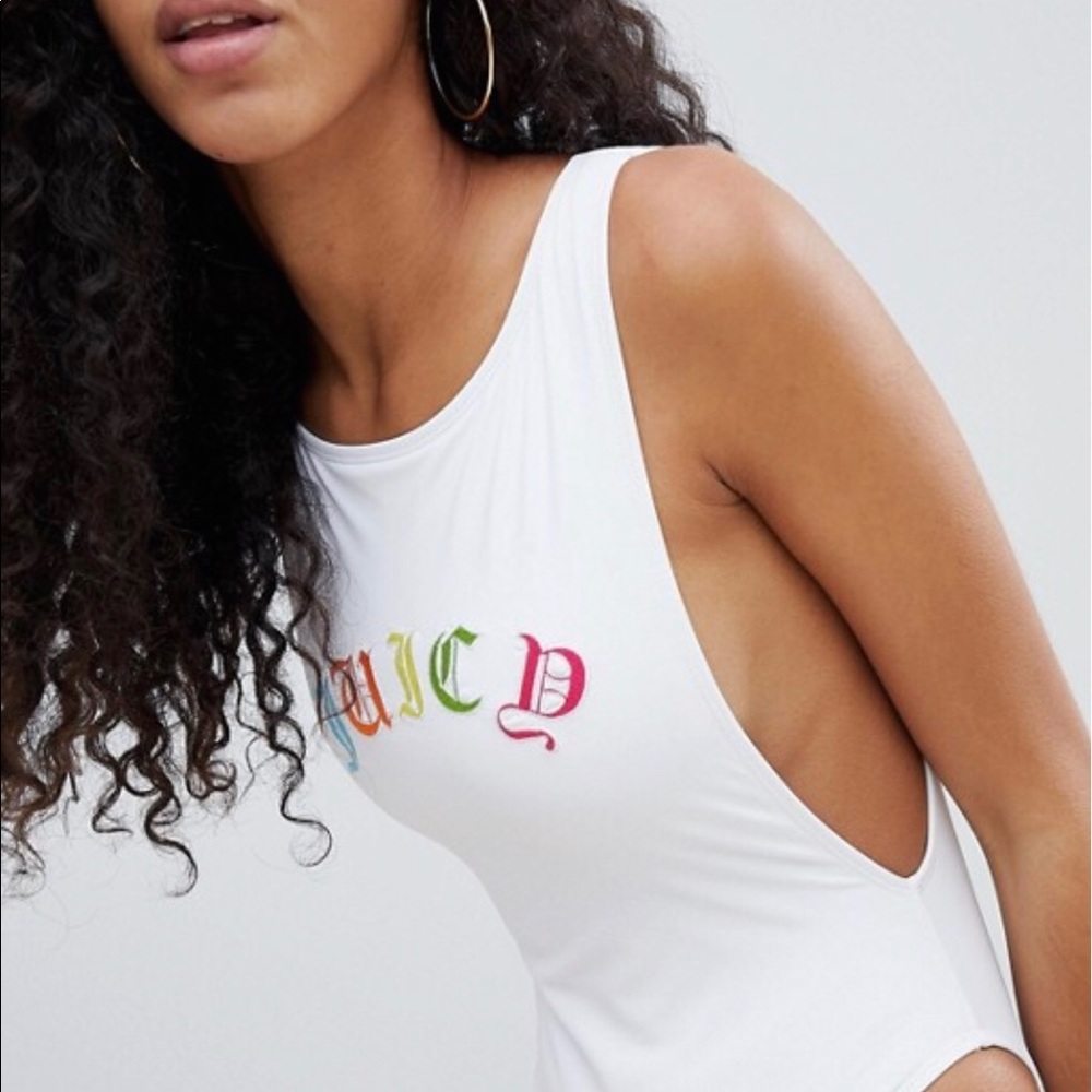 NWT....Juicy Couture Slogan Swimsuit